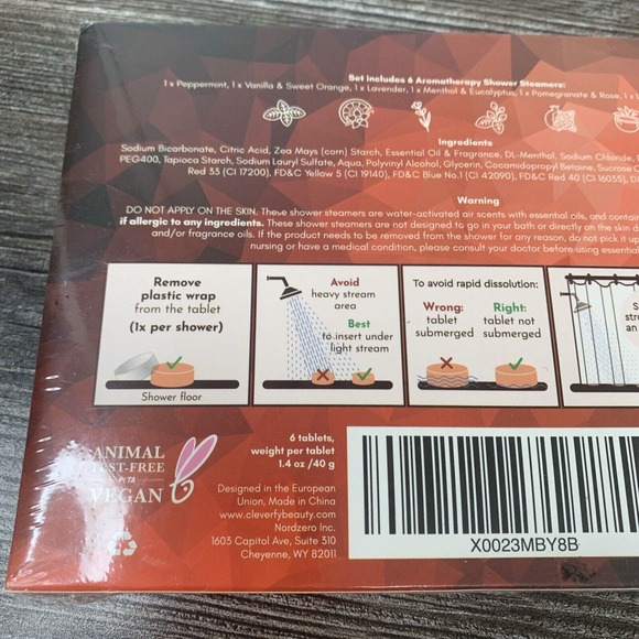 Shower Steamers Bombs by Cleverfy Six Aromatherapy Shower Bombs Essential Oils - Picture 4 of 5